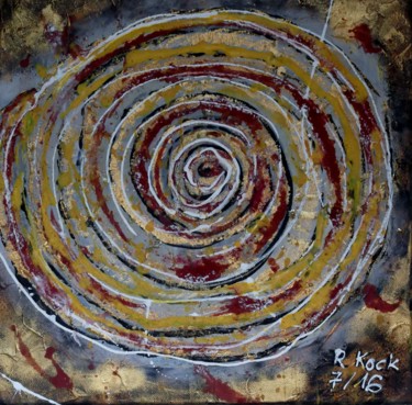 Pintura intitulada "Roundabout" por Renate Kock, Obras de arte originais, Acrílico