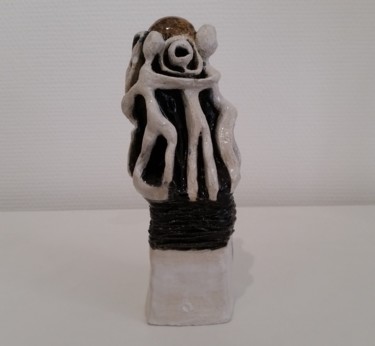 Sculpture intitulée "petit monde" par Laydev, Œuvre d'art originale, Céramique