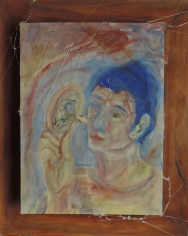 Tejedora Pintura titulada "Tejedora" por Edna Cantoral Acosta, Obra de arte original