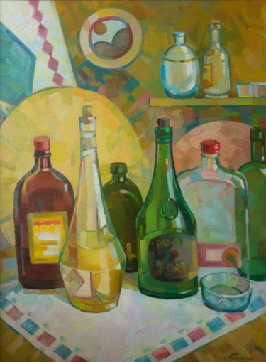 绘画 标题为“Original oil painti…” 由Анна Гапонюк, 原创艺术品, 油 安装在木质担架架上