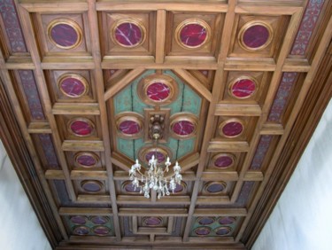Peinture intitulée "Plafond à caissons" par Béopé, Œuvre d'art originale