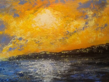 Peinture intitulée "Lumières du soir" par Anne Vignau, Œuvre d'art originale, Acrylique