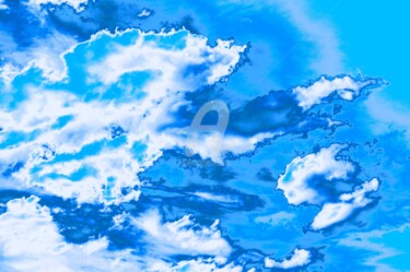 Photographie intitulée "Nuages-Cumulus 3" par Renaud Klumpp, Œuvre d'art originale, Photographie numérique