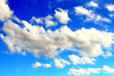Photographie intitulée "Nuages-Cumulus 2" par Renaud Klumpp, Œuvre d'art originale, Photographie numérique