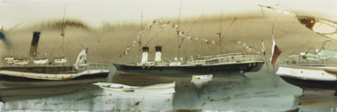 Painting titled "silence" by Alexander Votsmush, Original Artwork, Watercolor