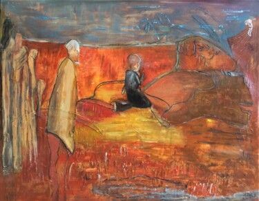 Painting titled "Gateway - no 1 16/08" by Ann Lahti, Original Artwork