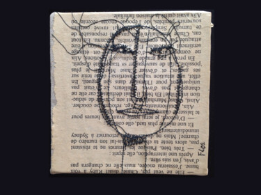 Collages intitolato "Sew carré" da Flower Flo, Opera d'arte originale