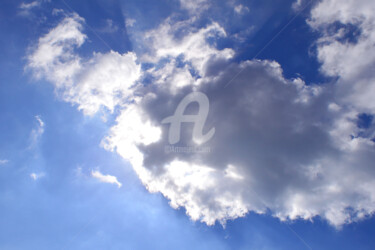 Photographie intitulée "Derrière le nuage" par Renaud Klumpp, Œuvre d'art originale, Photographie numérique
