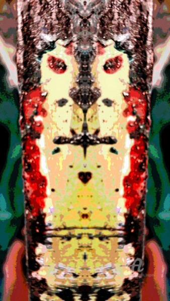 Digital Arts titled "TOTEM Liberté indiv…" by Grafi, Original Artwork