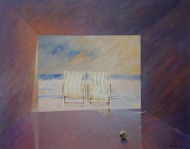Peinture intitulée "fantasme" par André Plisson, Œuvre d'art originale, Huile
