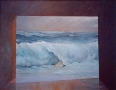 Peinture intitulée "en colère" par André Plisson, Œuvre d'art originale, Huile