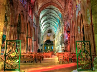 La Cathédrale de Nevers... Photographie intitulée "La Cathédrale de Ne…" par Chrisdaf, Œuvre d'art originale