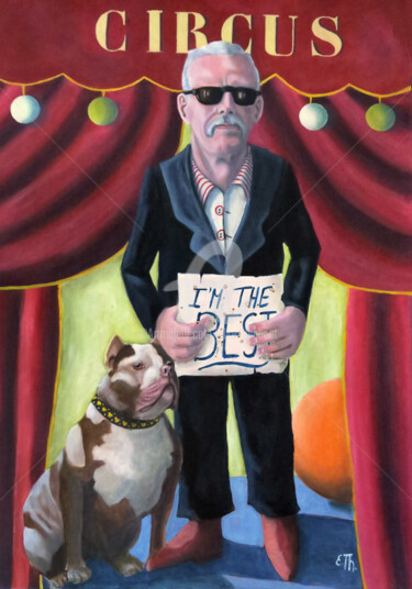 Peinture intitulée "I'm the Best" par Elke Thiébaut, Œuvre d'art originale, Acrylique