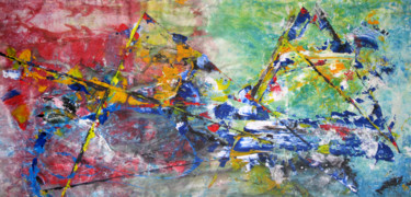 Painting titled "2.5 Huge painting M…" by Dmitri Matkovsky, Original Artwork, Acrylic