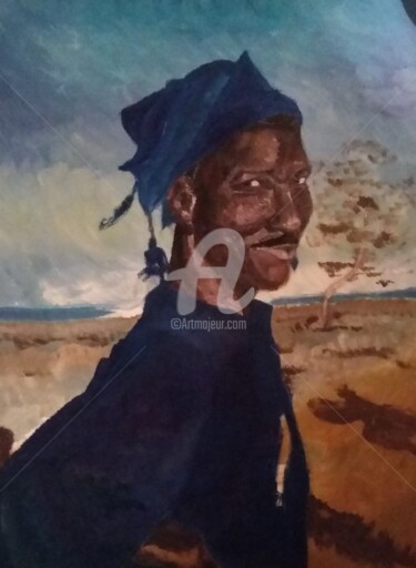 Peinture intitulée "Esquisses 4 à 8" par Clémence C., Œuvre d'art originale