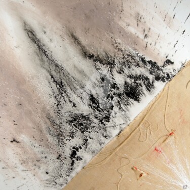Collages titled "Anguish" by Erwin Bruegger, Original Artwork, Acrylic Mounted on Wood Stretcher frame