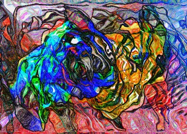 Arte digital titulada "Justa.jpg" por Decolorado, Obra de arte original, Pintura Digital