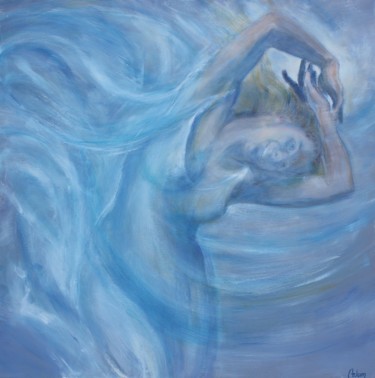 Peinture intitulée "Danse inachevée" par Michel Adam, Œuvre d'art originale, Acrylique