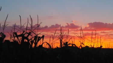 Coucher de soleil pyrénéen