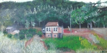 Painting titled "Retiro" by Marcelo Camargo, Original Artwork