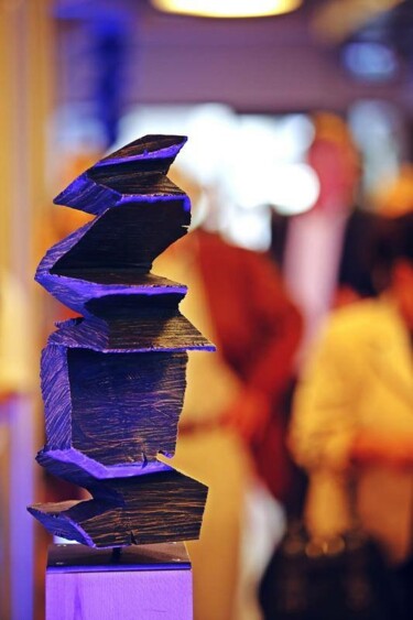 Alasan bleu Skulptur mit dem Titel "Alasan bleu" von Sylvio Eisl, Original-Kunstwerk, Giesserei