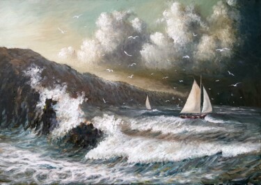 Peinture intitulée "Temporal" par Stjepan Lezaic (Pepi), Œuvre d'art originale, Huile