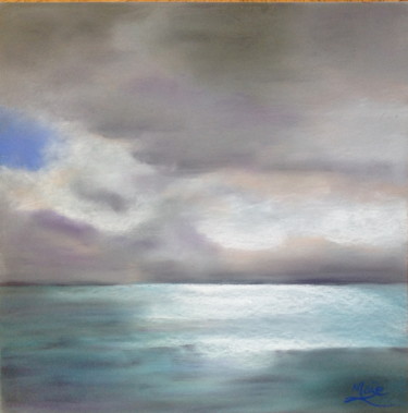 Dessin intitulée "Contraste" par Maje, Œuvre d'art originale, Pastel