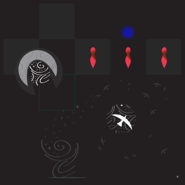 Digital Arts titled "NIGHT" by Pribi, Original Artwork, 2D Digital Work