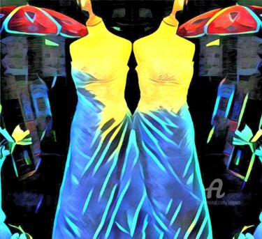 Photographie intitulée "SHOPPING" par Grafi, Œuvre d'art originale