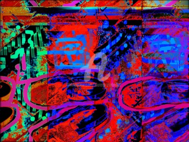 Arts numériques intitulée "shoes" par Laurent Chabrillat, Œuvre d'art originale, Peinture numérique