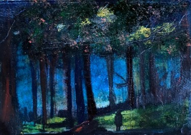 Painting titled "Des forêts de symbo…" by Marie Claude Lambert, Original Artwork, Ink