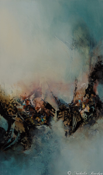 Fracture Peinture intitulée "Fracture" par Nathalie Bardyn, Œuvre d'art originale, Acrylique