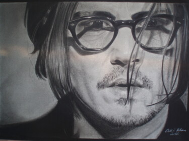 Drawing titled "Johnny Dep" by Katarina Grbic, Original Artwork, Pencil