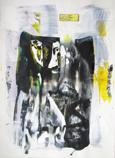 Painting titled "Power of a Magnet,…" by Dmitri Matkovsky, Original Artwork, Acrylic