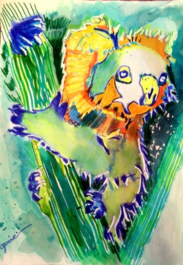 Dessin intitulée "gentil-koala" par Mysane, Œuvre d'art originale, Autre