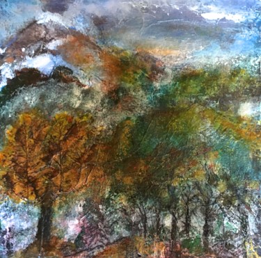 Peinture intitulée "Tressaillements d'a…" par Marie Claude Lambert, Œuvre d'art originale, Acrylique