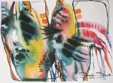 Painting titled "Look at me" by Frank Jooste, Original Artwork, Watercolor