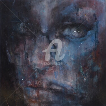 Peinture intitulée "apres-le-souffle-" par Chrislen, Œuvre d'art originale, Acrylique