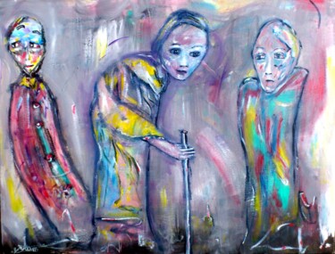 Peinture intitulée "le-monde-a-tout-dit…" par Bruno Briatte, Œuvre d'art originale, Acrylique