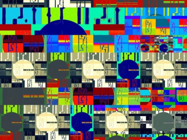 Arts numériques intitulée "Patterns.jpg" par Jean-Luc Perrault, Œuvre d'art originale, Photo montage