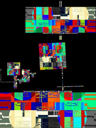 Arts numériques intitulée "Scénographie.jpg" par Jean-Luc Perrault, Œuvre d'art originale, Photo montage