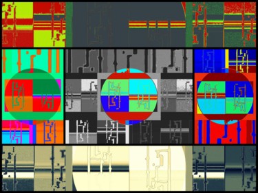 Arts numériques intitulée "Visions.jpg" par Jean-Luc Perrault, Œuvre d'art originale, Photo montage