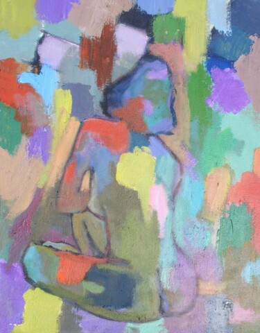 Peinture intitulée "MALY - PATCHWORK 3" par Marcel Clerc, Œuvre d'art originale, Acrylique