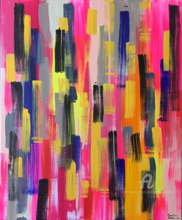 Peinture intitulée "Chupa tiiime" par Caroline Montigneaux, Œuvre d'art originale, Acrylique