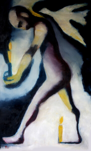 Peinture intitulée "SOUVENIR" par Dov Melloul, Œuvre d'art originale, Huile