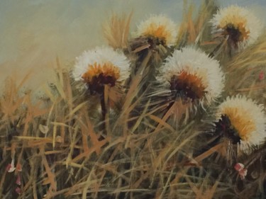 Pintura titulada "Cardos (2)" por Ramón (R. Marín), Obra de arte original