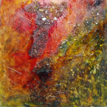 Pintura titulada "Cristales de fuego" por Conxi Puig, Obra de arte original