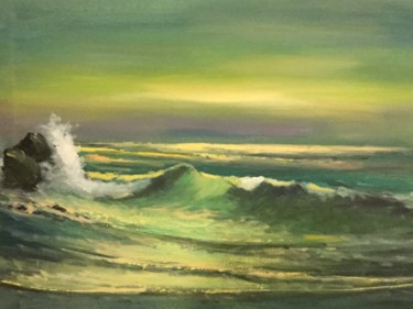 Pintura titulada "Marina (1)" por Ramón (R. Marín), Obra de arte original