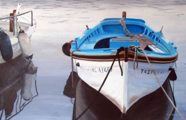 Peinture intitulée "Tranquility (sold)" par Ans Van Der Linden, Œuvre d'art originale, Acrylique