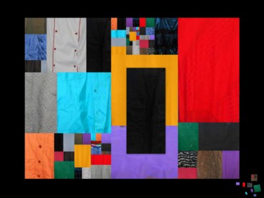 Arts numériques intitulée "Composition-au-Rect…" par Jean-Luc Perrault, Œuvre d'art originale, Photo montage